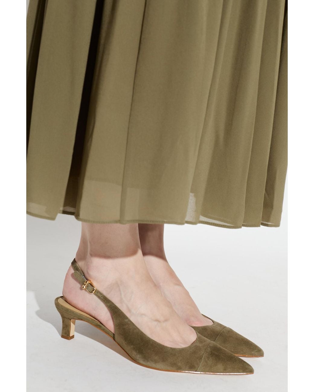 MICHAEL Michael Kors Green 'Amara' Heeled Shoes