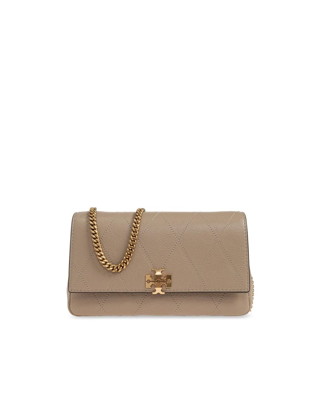 Tory Burch Brown Wallet On A Chain 'Charlie'