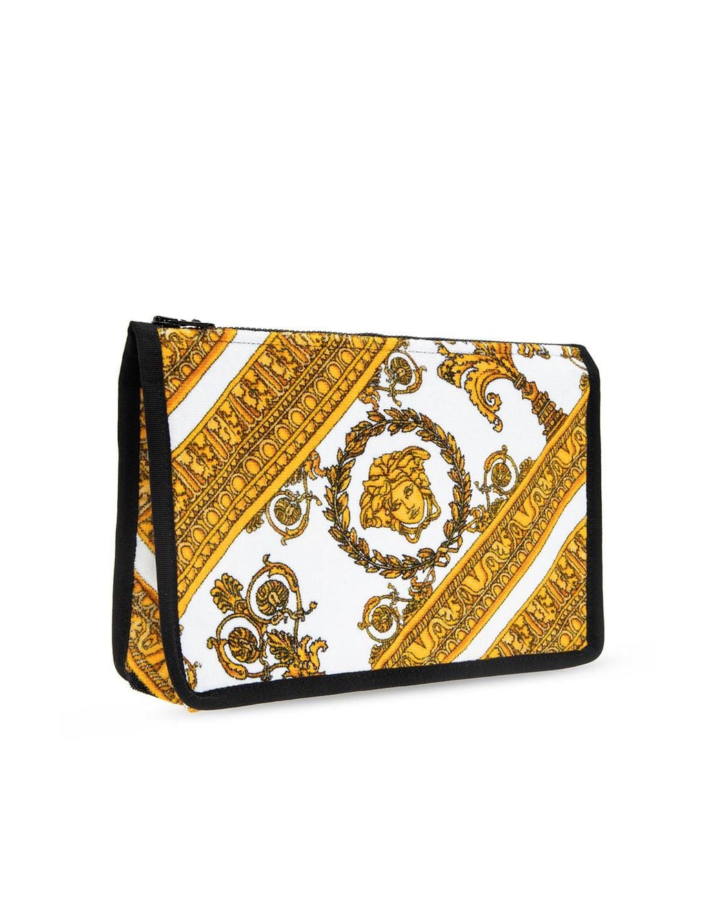 Versace Patterned Wash Bag in Black | Lyst