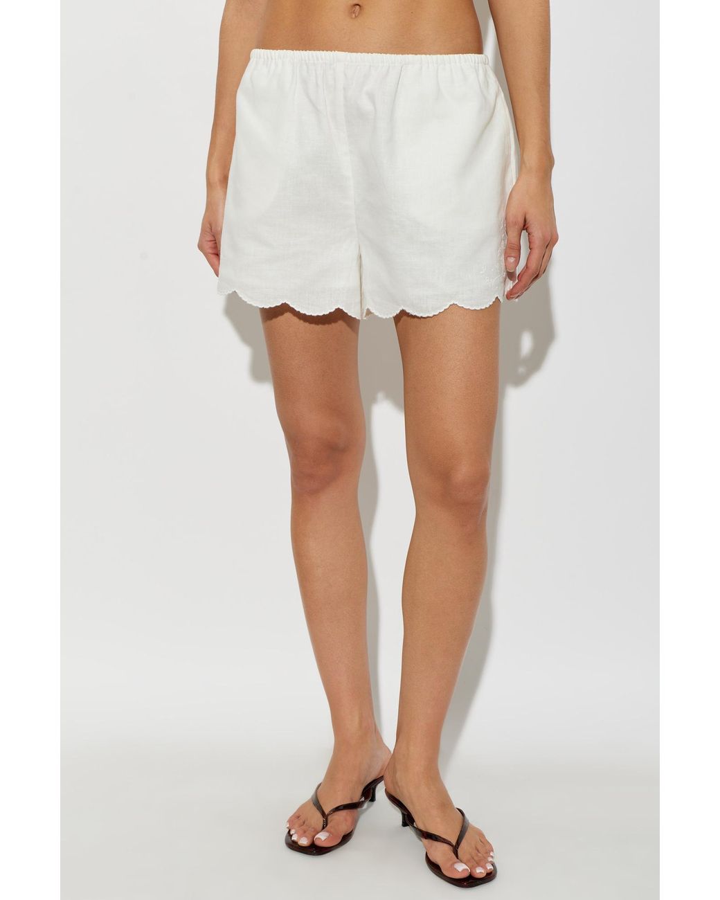 Posse White 'Odette' Shorts