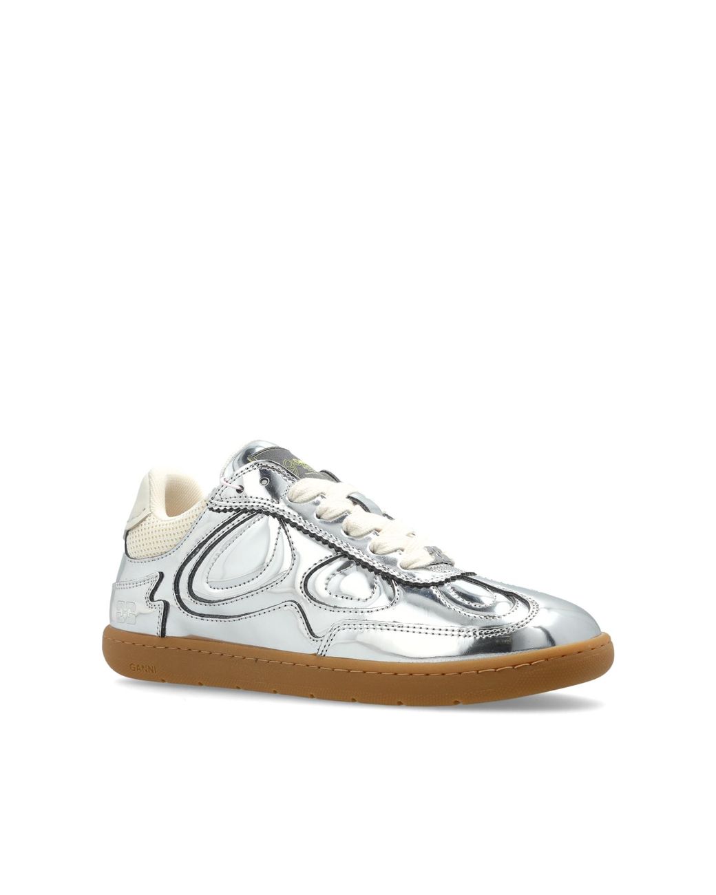 Ganni White Sport Shoes '08 Specchio'