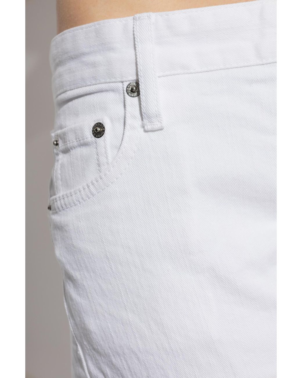 DSquared² White 'Jenna' Jeans