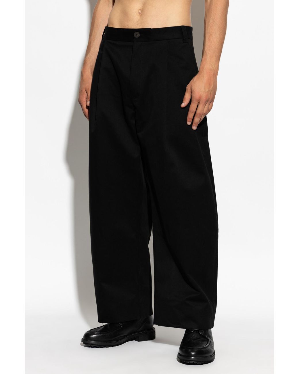 Studio Nicholson Black 'Sorte' Trousers for men