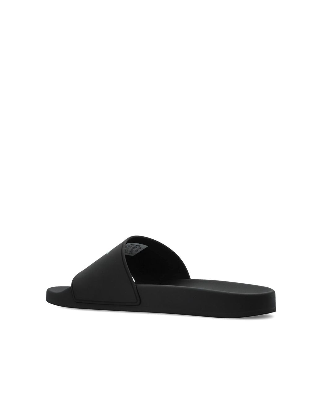 Balenciaga Blue Slides With Logo for men