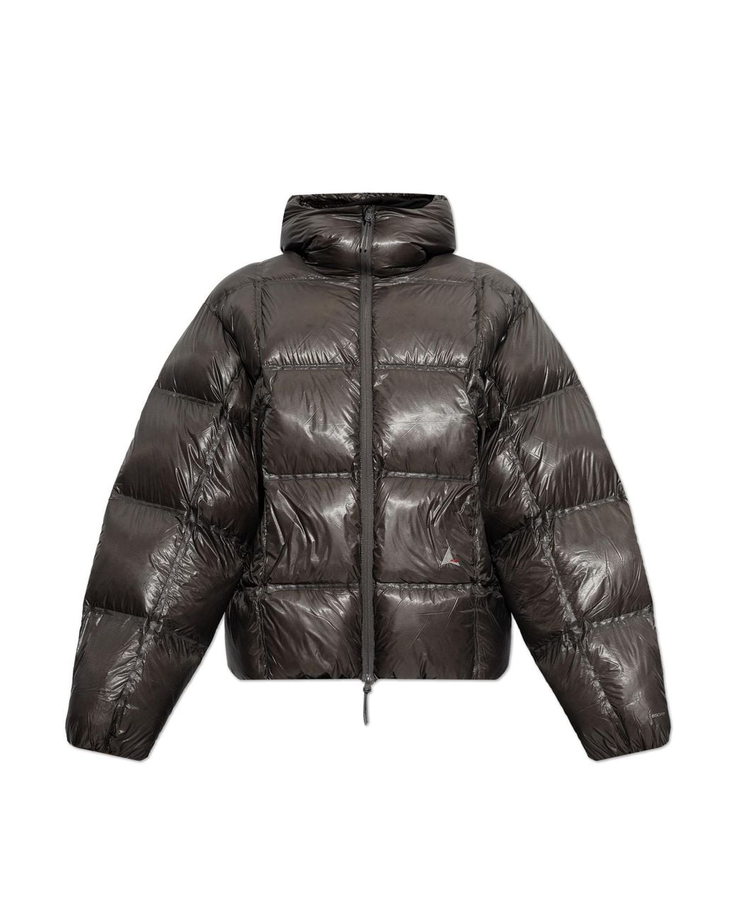 Roa Black Down Jacket With Hood for men