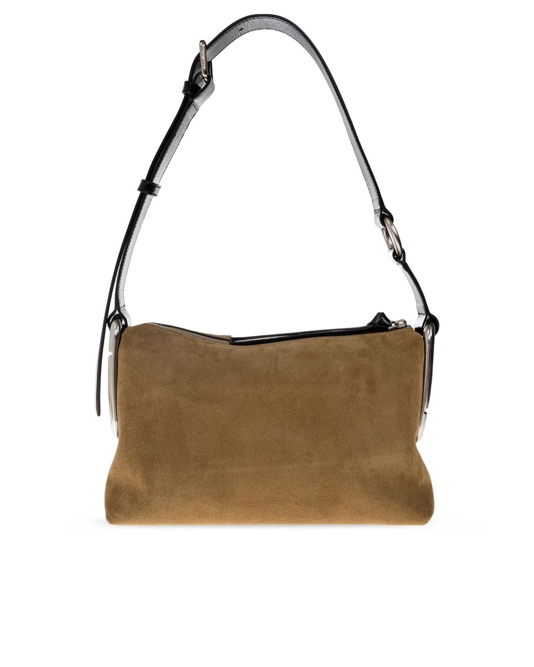 Marc Jacobs Black Suede Logo Bag