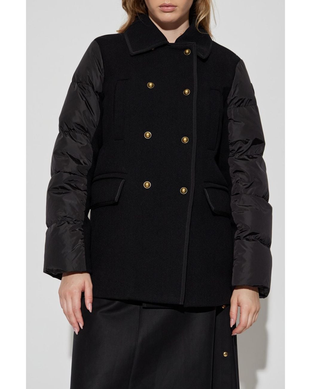 Moncler Black Short Coat "Chaillo"