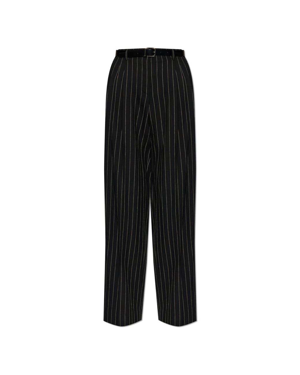 Dolce & Gabbana Black Trousers With Belt