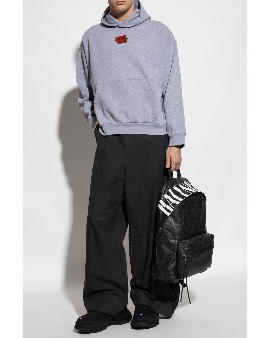 Balenciaga Purple Hoodie for men