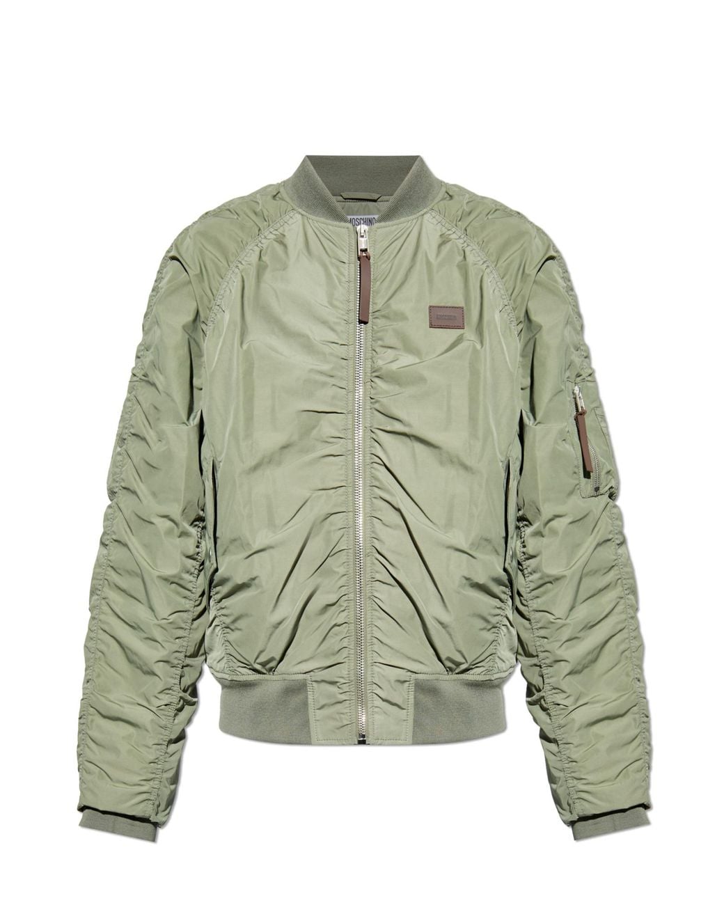 Moschino Green Bomber Jacket for men