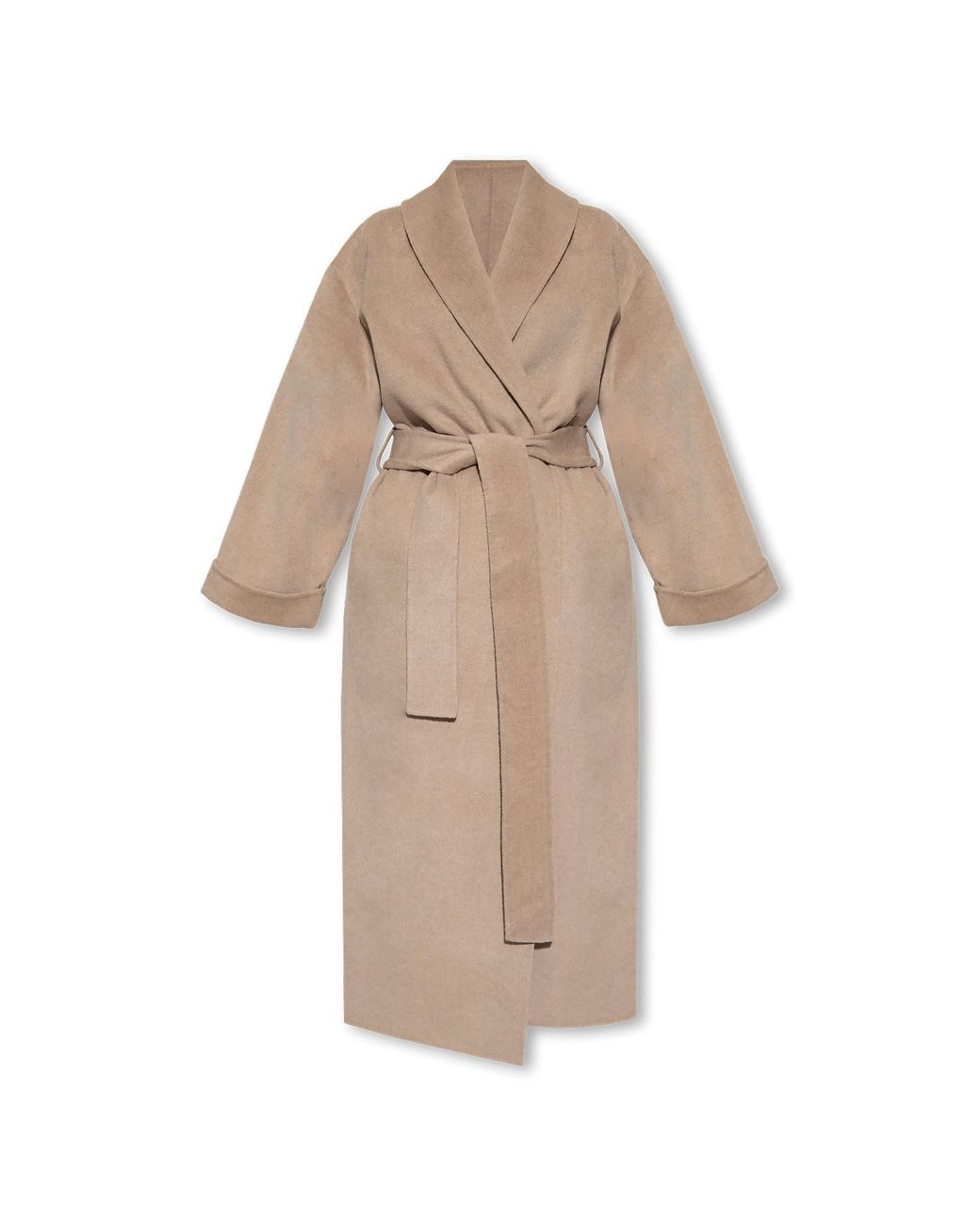 By Malene Birger Natural 'Trullem' Wool Coat