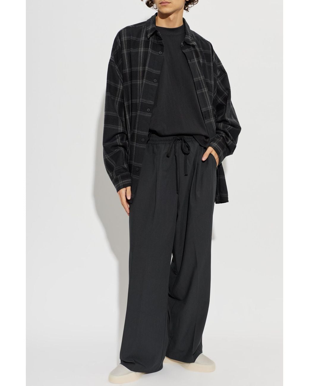 Fear Of God Black Oversize T-Shirt for men