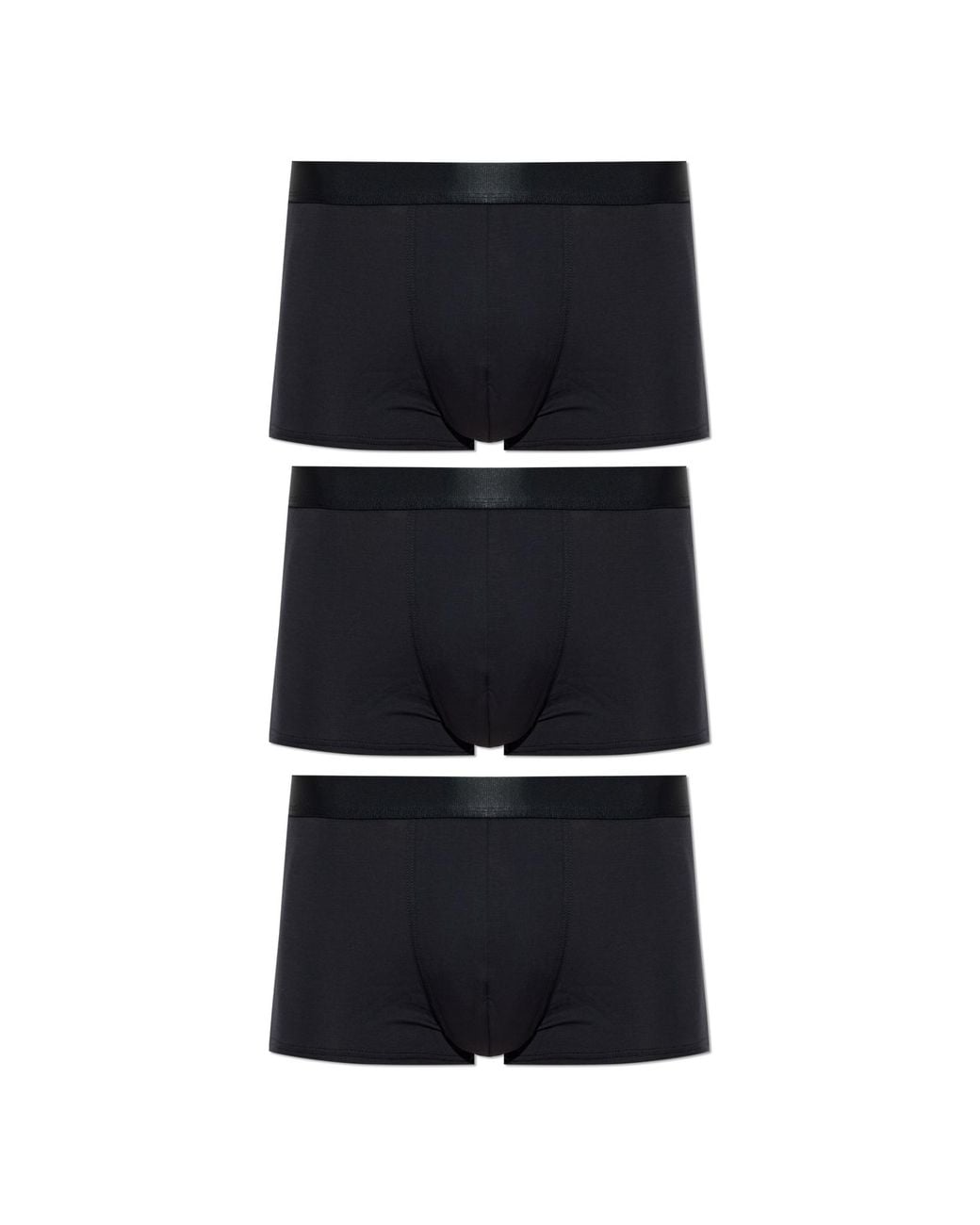 CDLP Black Logo Boxers Triple Pack for men