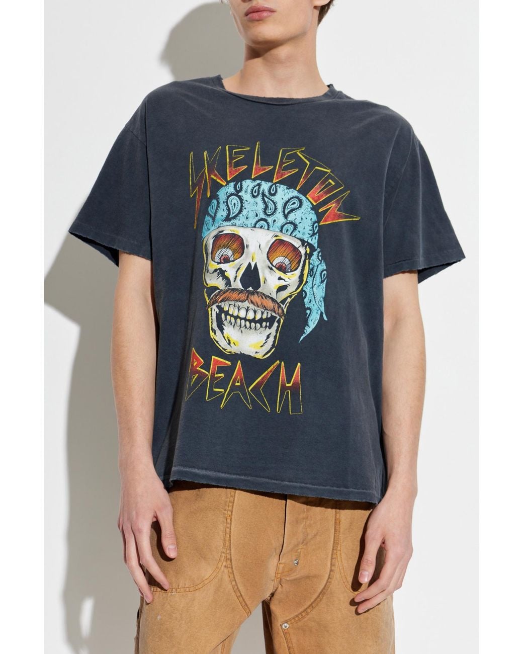 GALLERY DEPT. Blue T-Shirt With Print for men