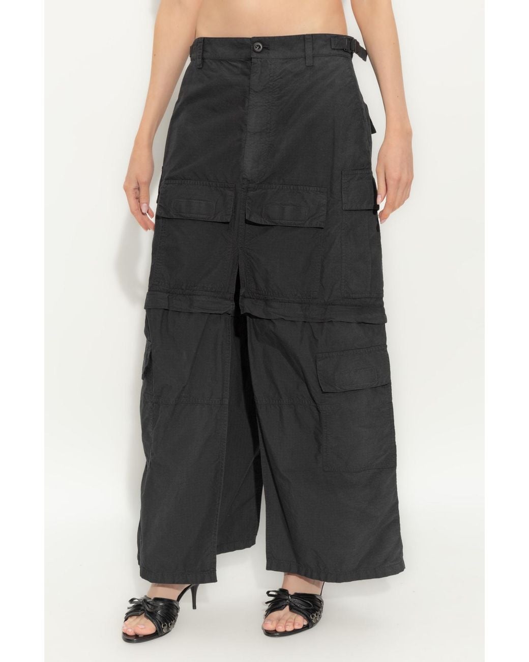 Balenciaga Black 'Cargo' Pants