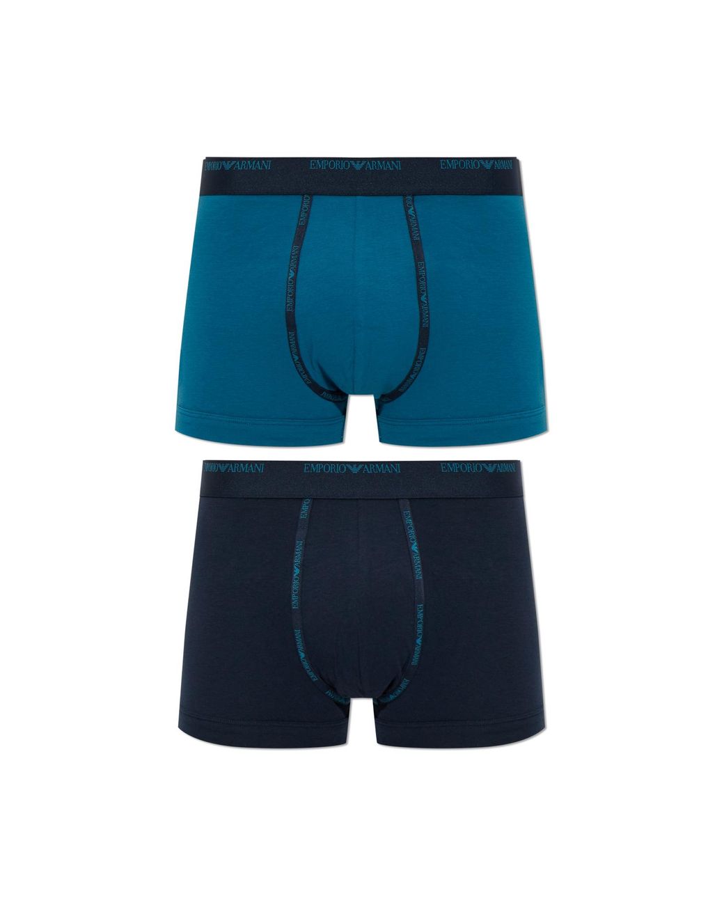 Emporio Armani Blue 2-Pack Boxer Briefs for men