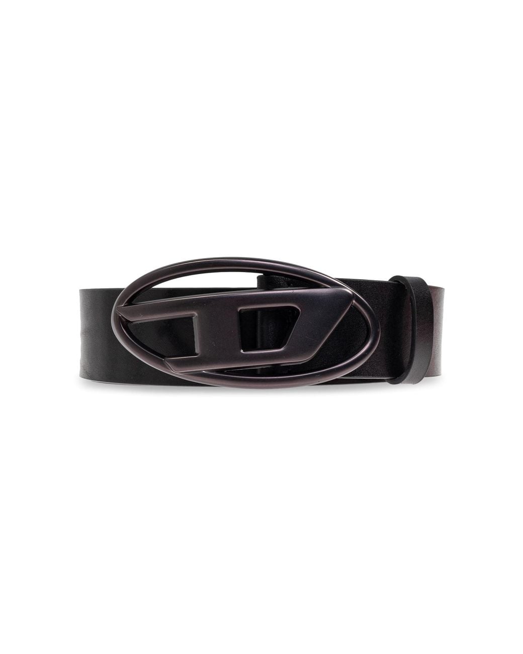 DIESEL Black Belt Oval D Logo B