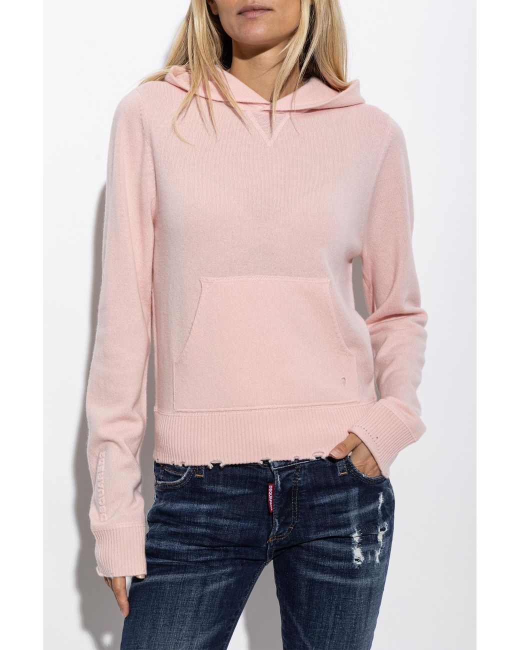 DSquared² Blue Hooded Sweater