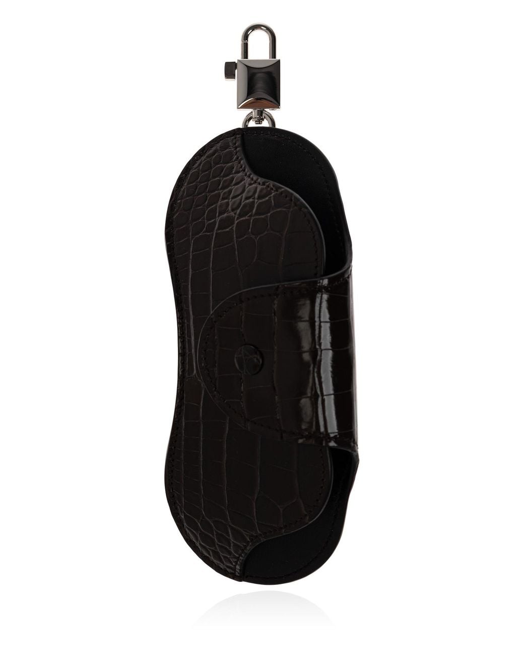Dolce & Gabbana Black Leather Glasses Case for men