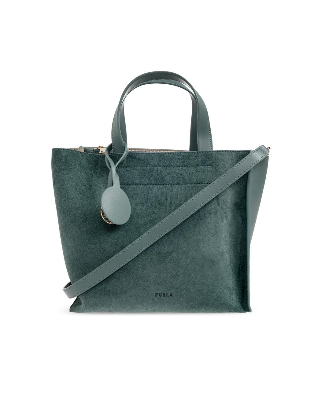 Furla Green Leather 'Divide It Tote S' Bag