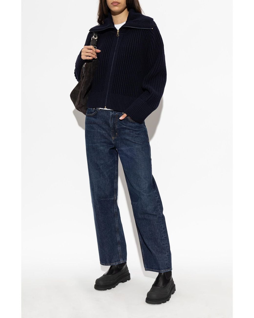 Paul Smith Blue Wool Cardigan