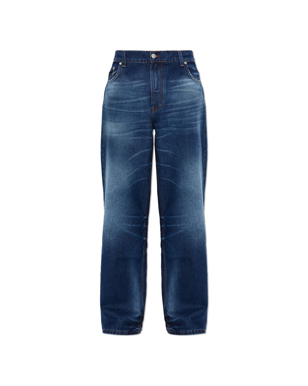 M I S B H V Blue Straight-Leg Jeans for men