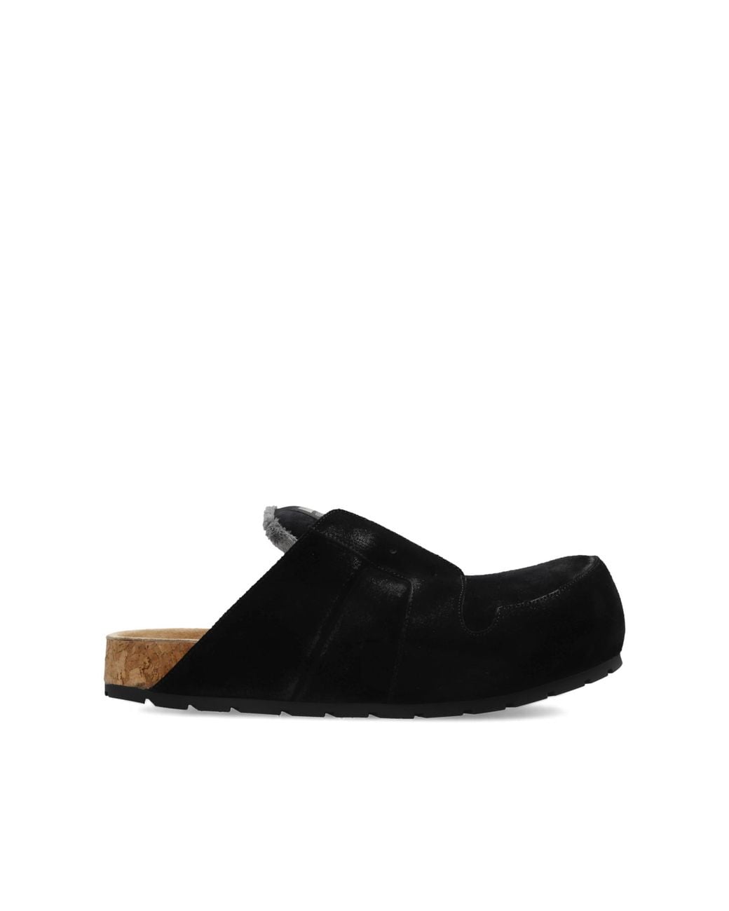 Balenciaga Black Suede Slides "Dumbo" for men