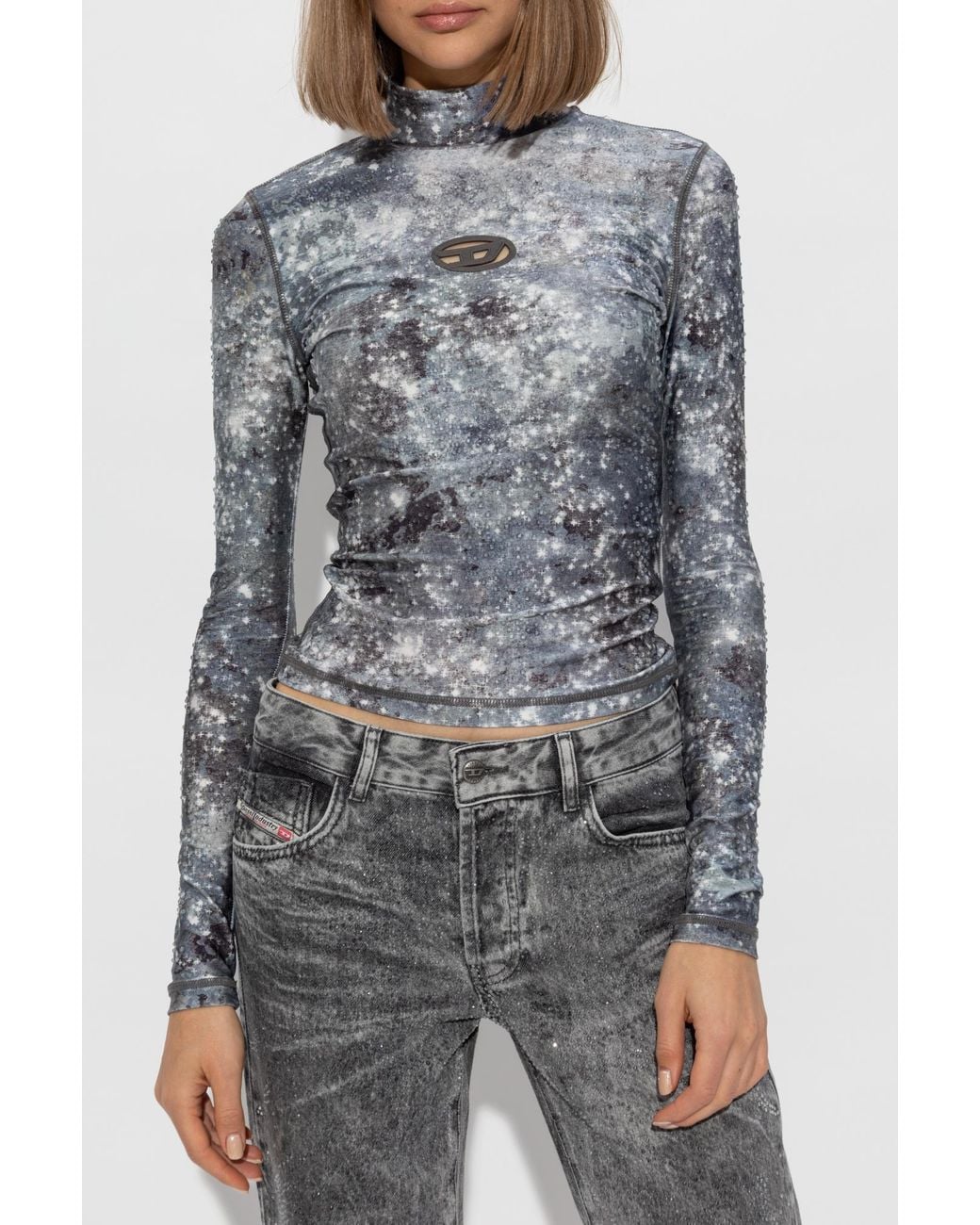 DIESEL Gray Top T-Akara