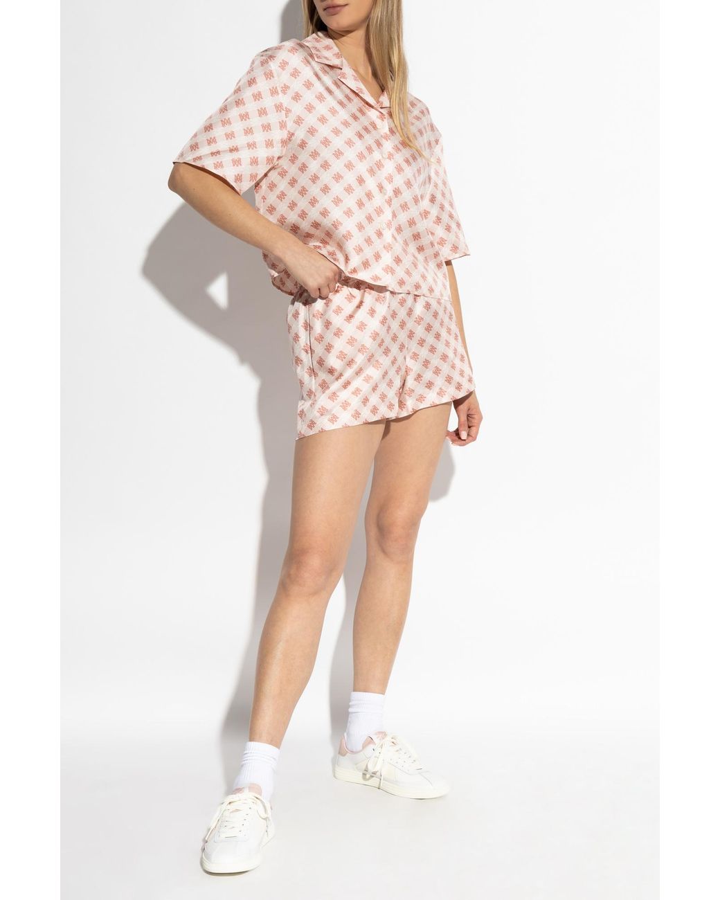 Amiri Pink Silk Shirt