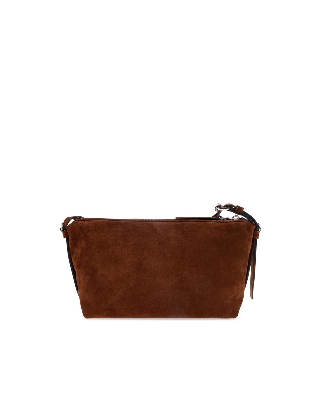 Moschino Green Suede Shoulder Bag