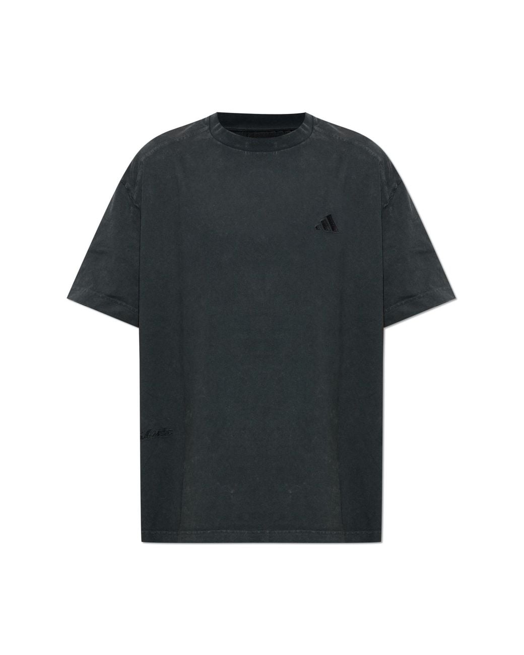 Adidas Originals Black Adidas X Tyrrell Winston Oversize T-Shirt for men
