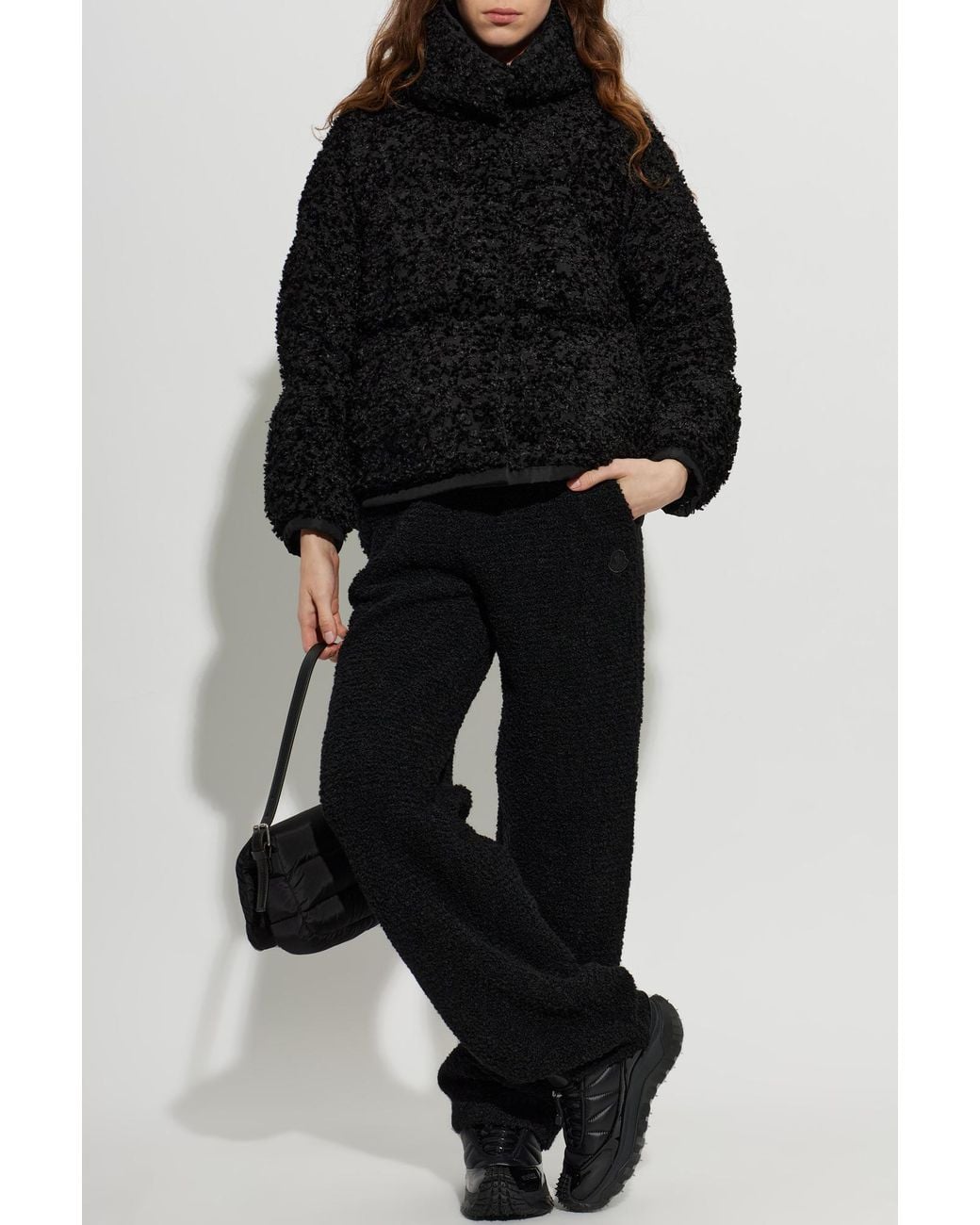 Moncler Black Down Jacket 'Sittelles'