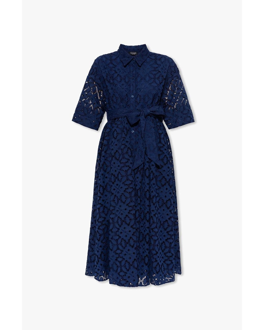 Kate spade blue lace dress sales
