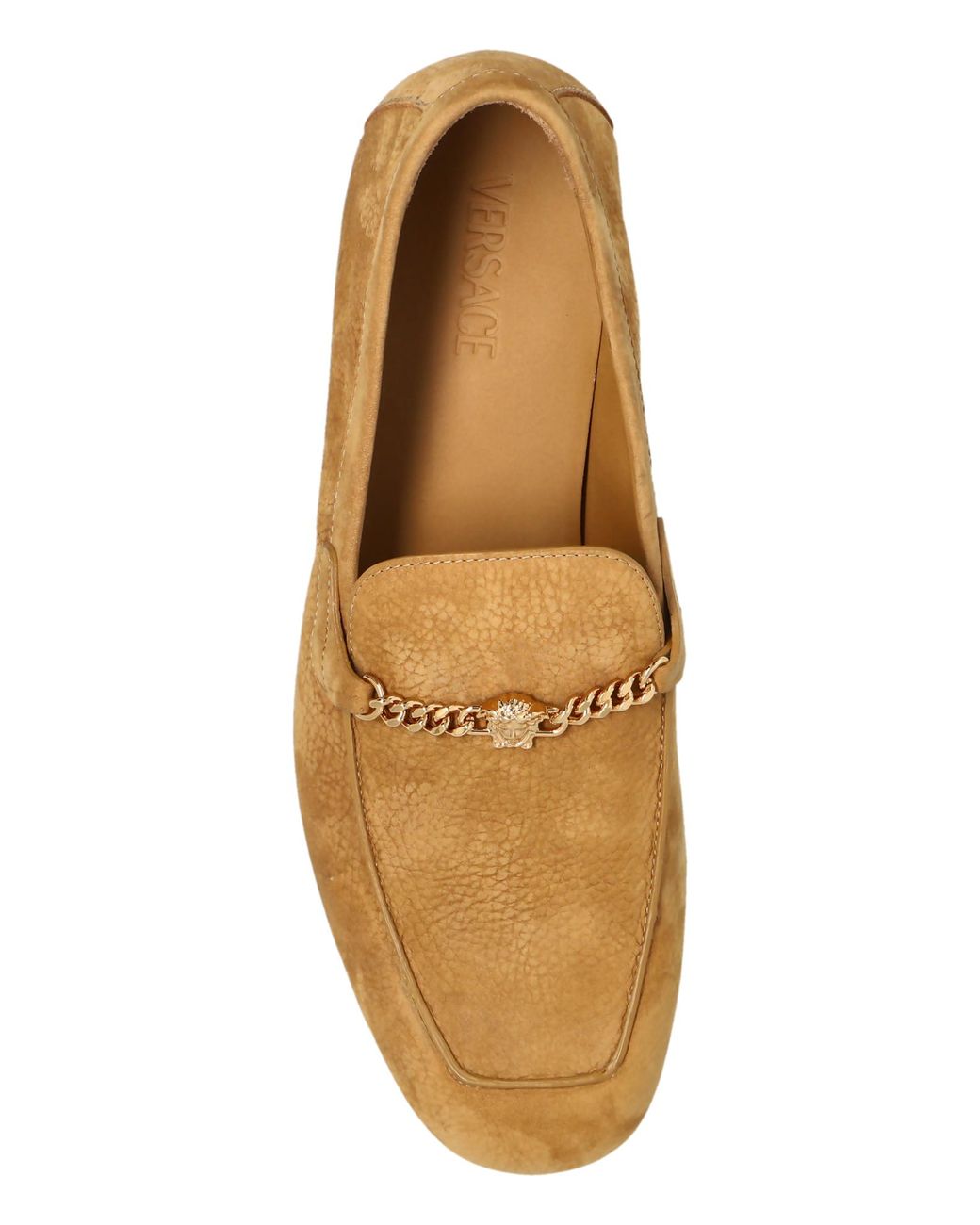 Versace Blue Suede 'Loafers' Shoes for men
