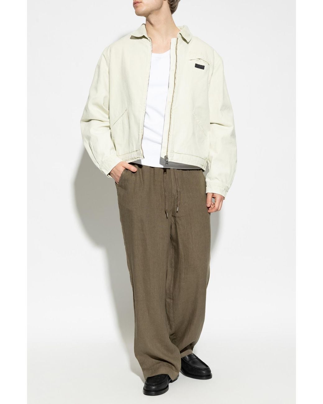 AllSaints Brown 'Sharp' Trousers for men