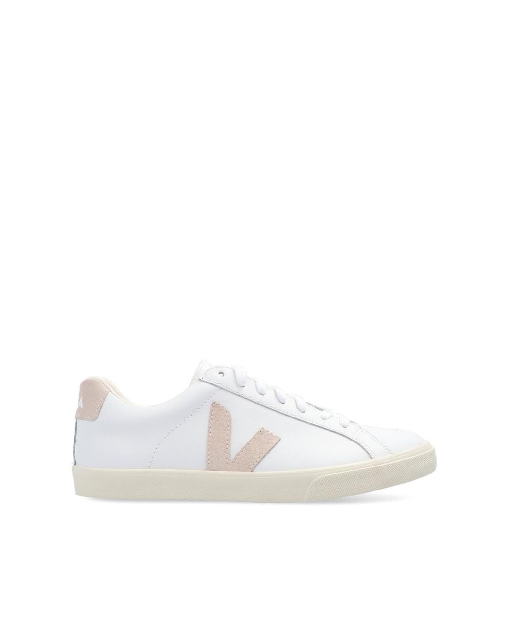 Veja White Esplar Leather Trainers