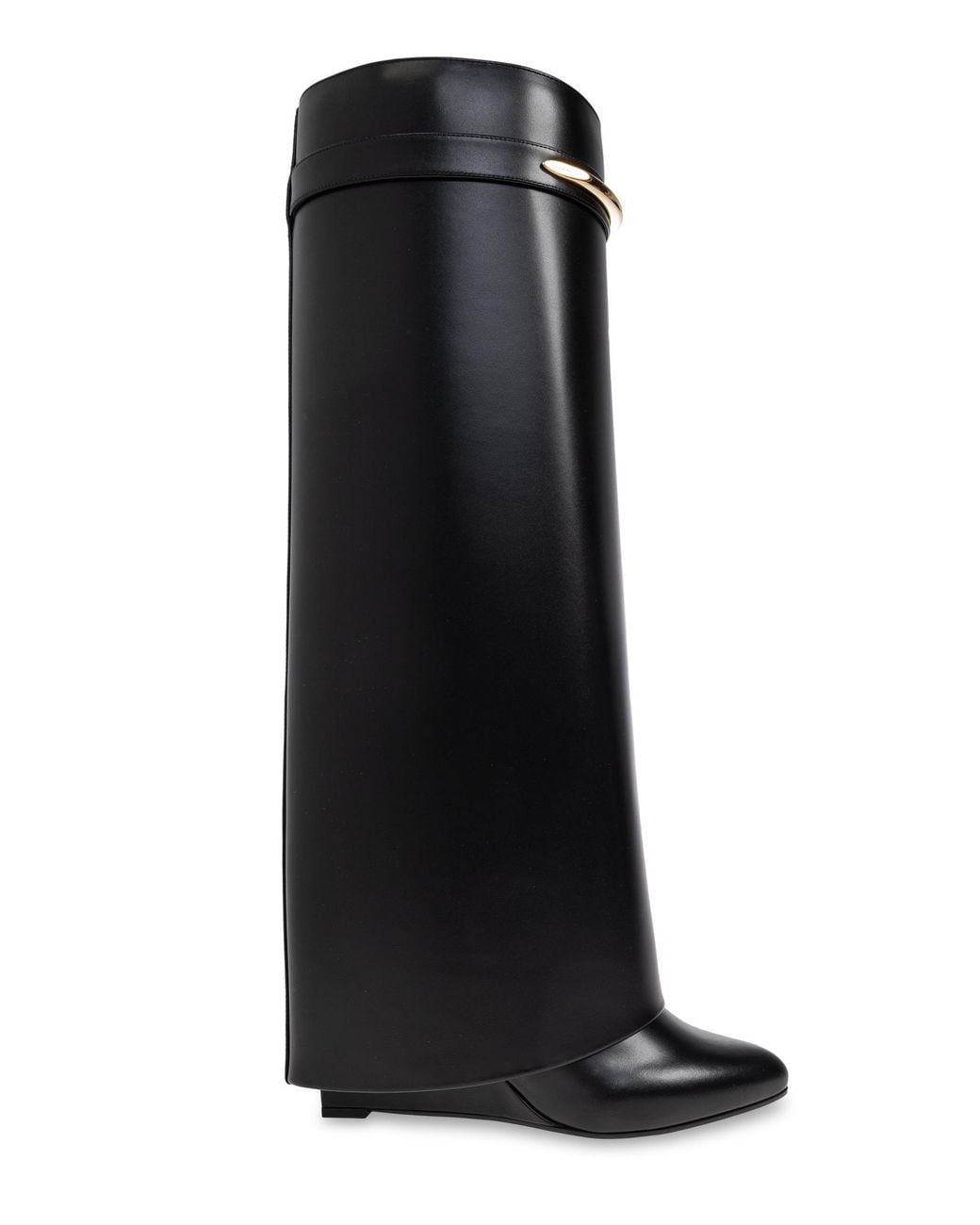 Givenchy Black Wedge Heel Boots