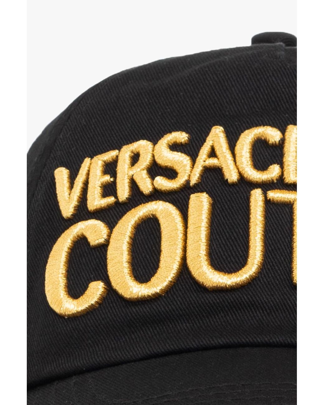 Versace Jeans Couture Baseball Cap in Black | Lyst UK