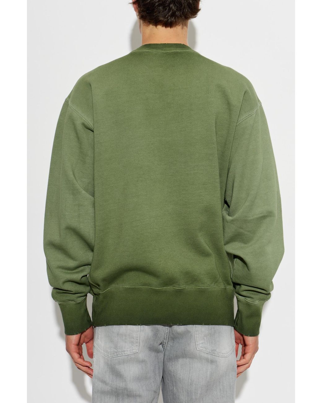 DSquared² Green Sweatshirt With Logo for men