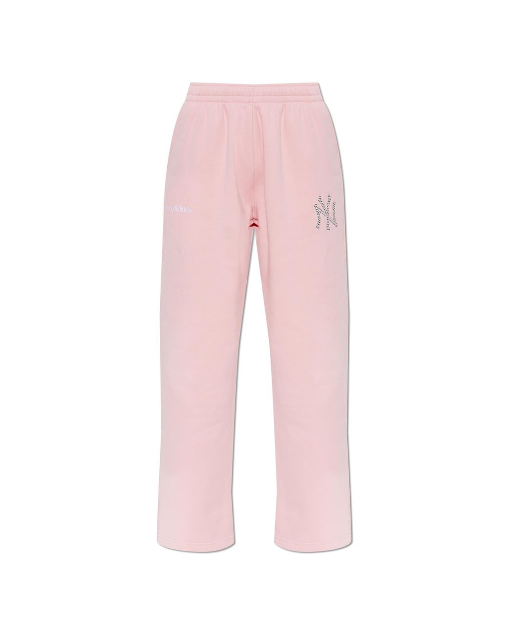 Sporty & Rich Pink Sweatpants From The '47 & The New York Yankees' Collection