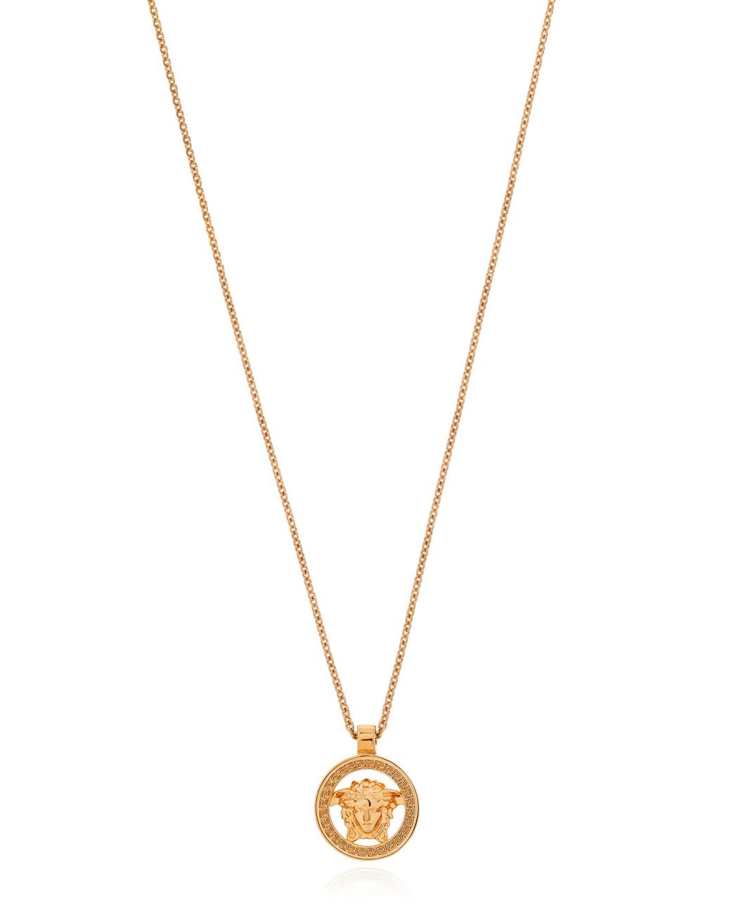 Versace Gray Pearl-Embellished Necklace