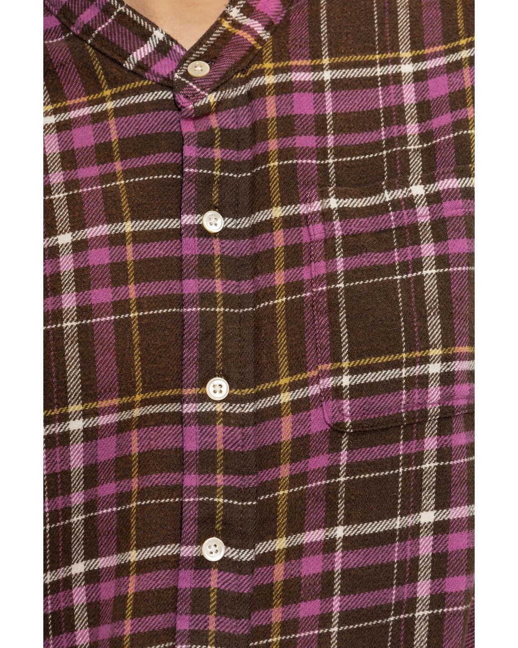 R13 Black Plaid Pattern Shirt