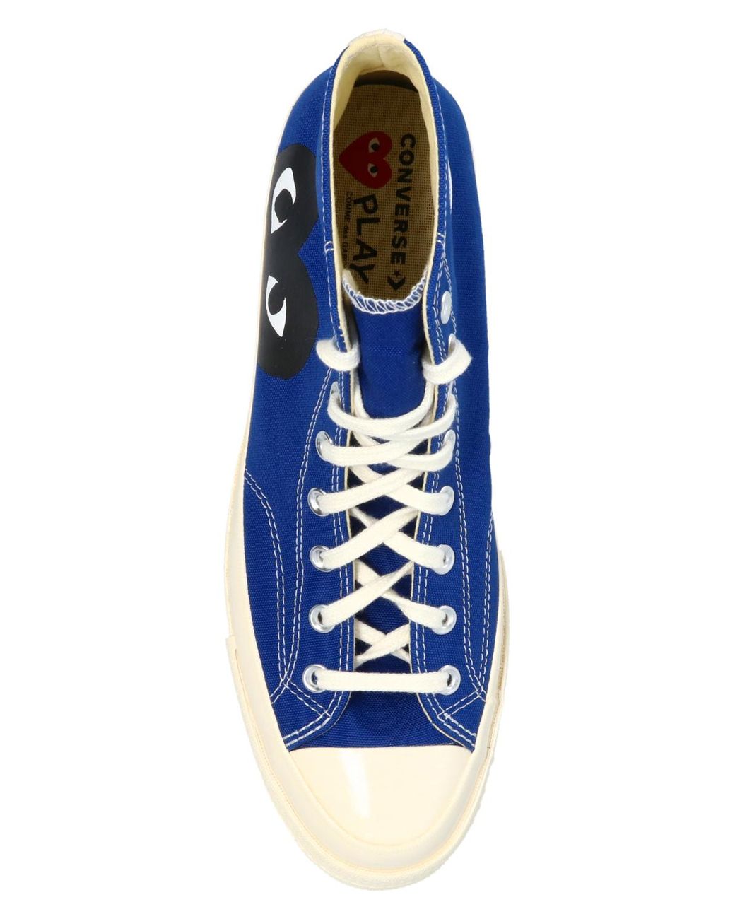 commes des garcon converse blue