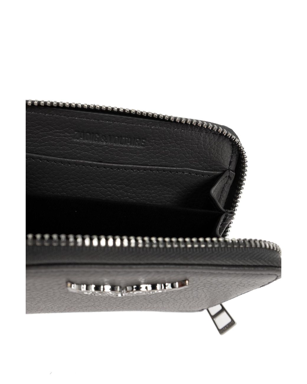 Zadig & Voltaire Gray Leather Wallet