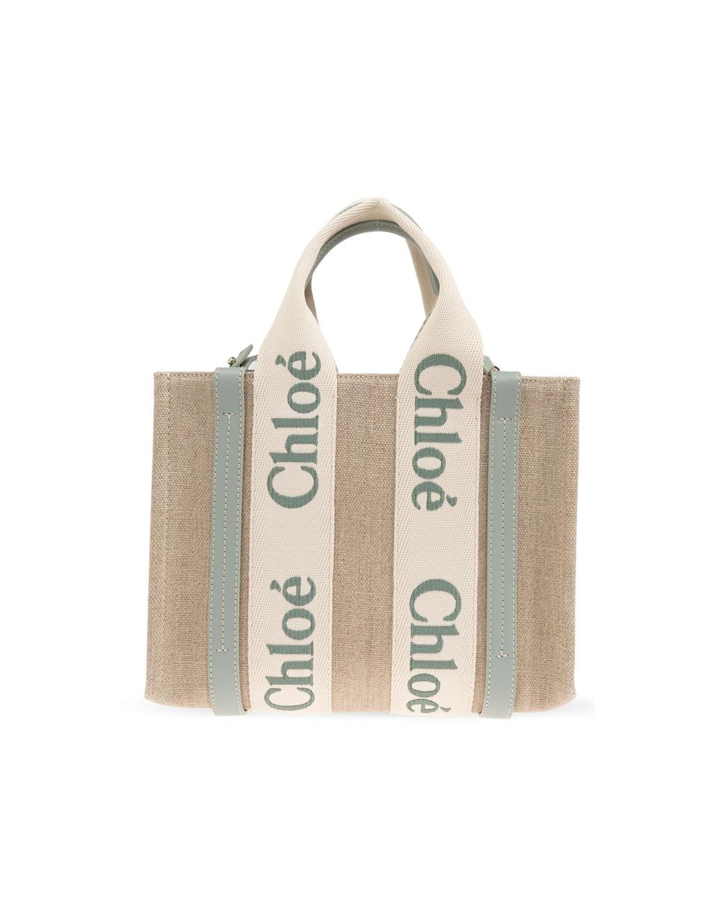 Chloé Blue Bag "Woody Small"