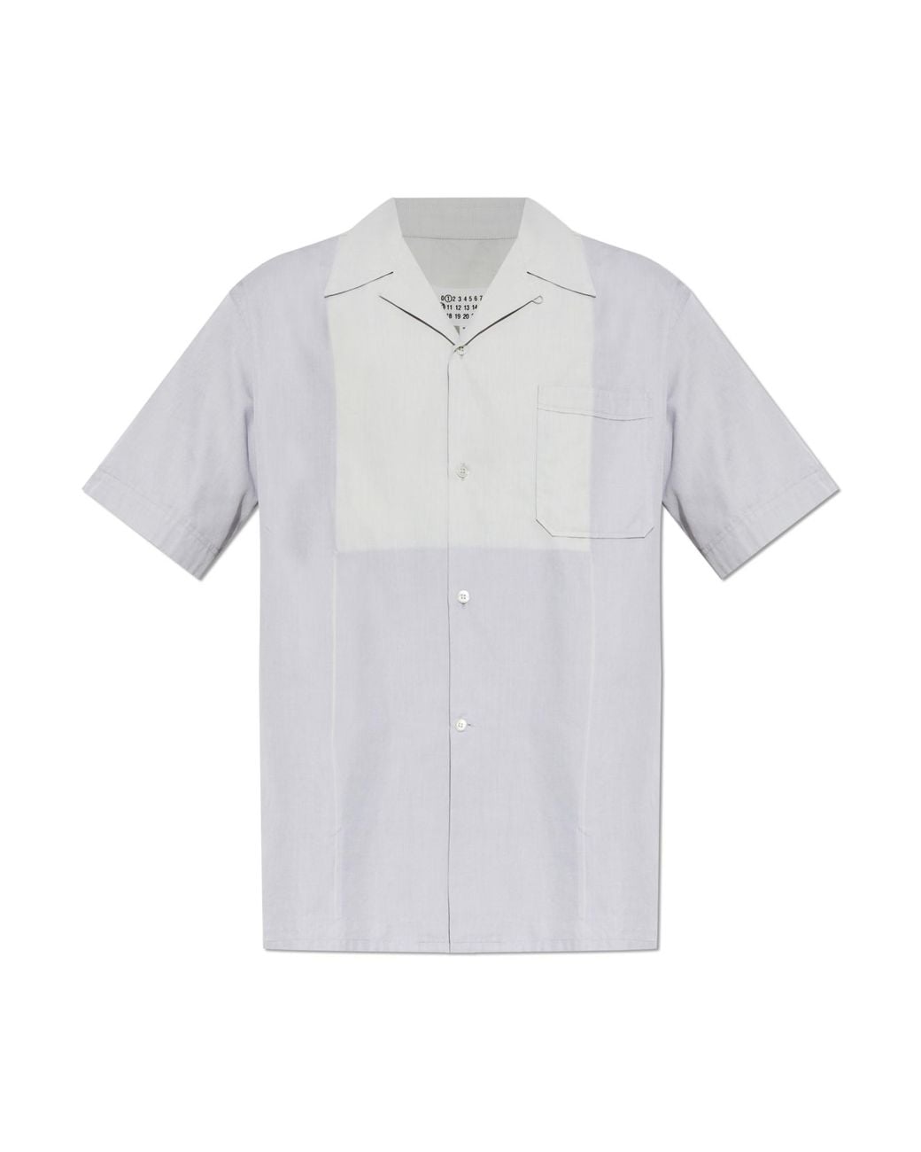 Maison Margiela White Short-Sleeve Shirt for men