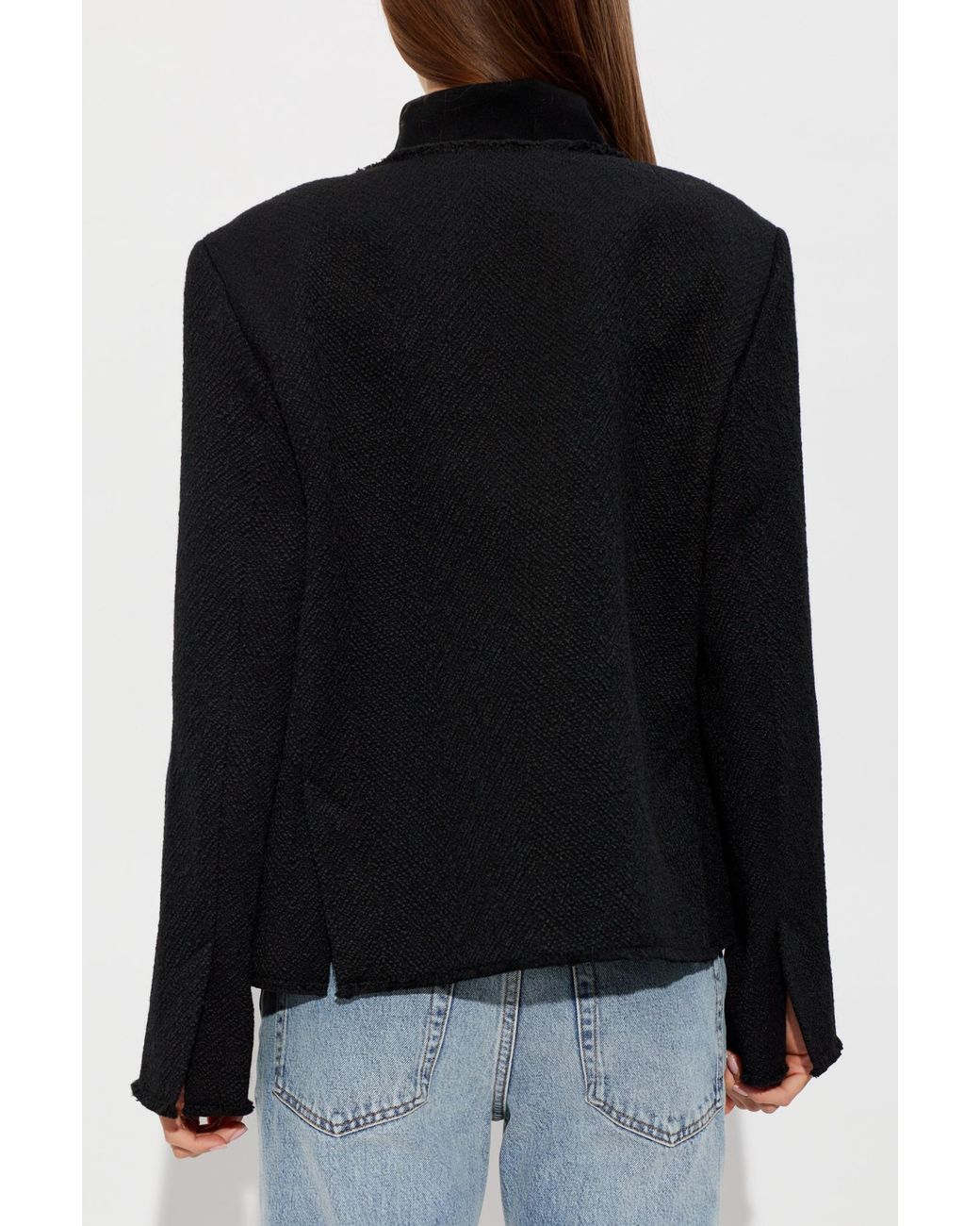 Totême  Black Tweed Blazer