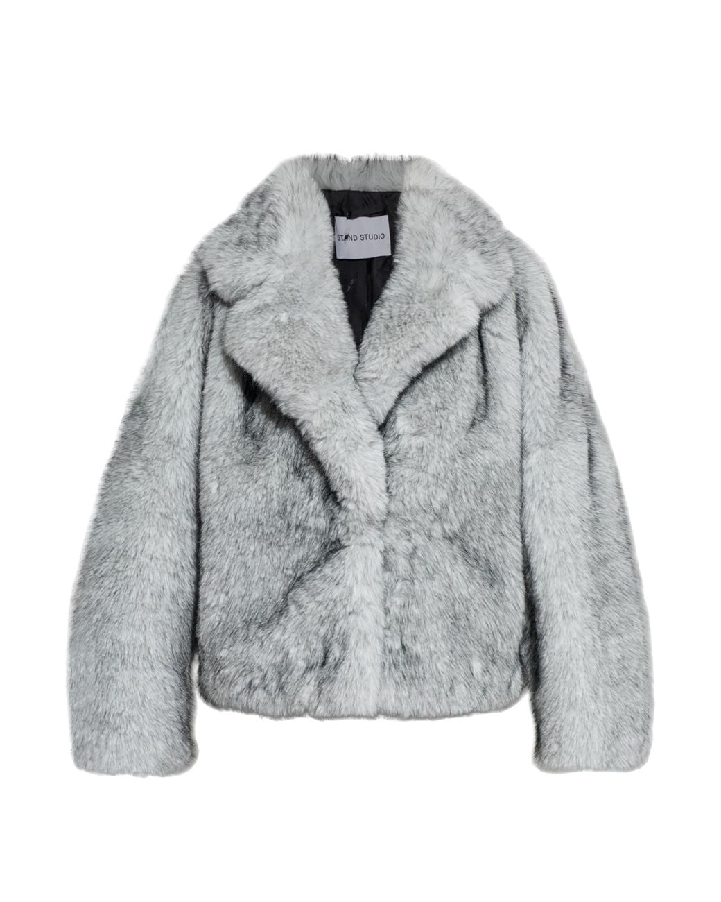 Stand Studio Gray Faux Fur "India"