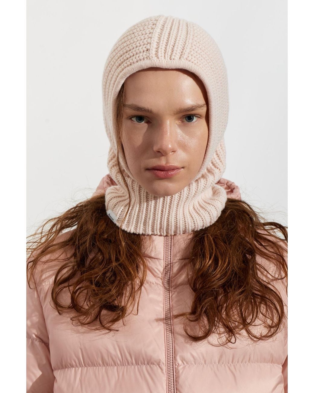 Moncler White Wool Balaclava