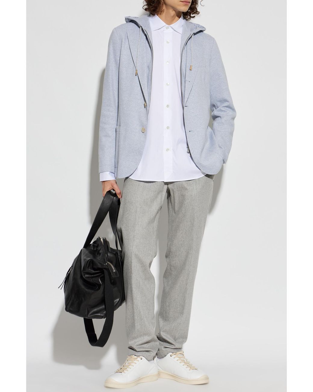 Eleventy White Classic Shirt for men